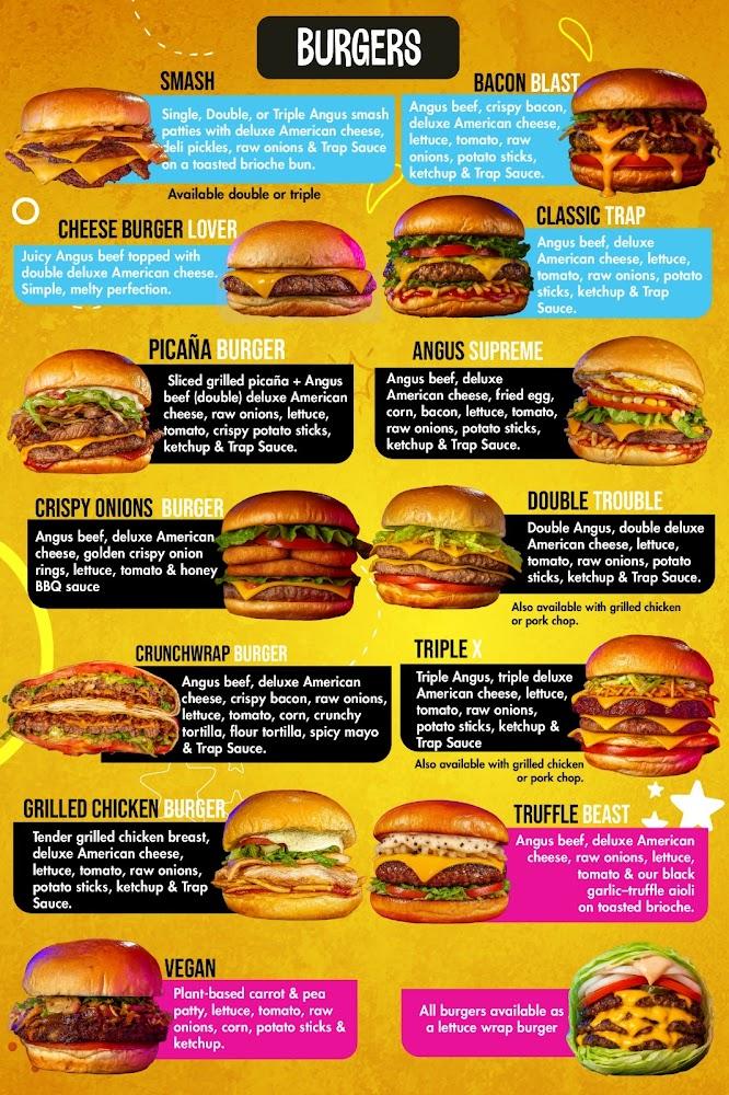 Burger Trap Miami Menu image 1
