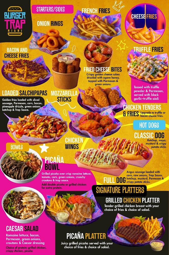 Burger Trap Miami Menu image 2