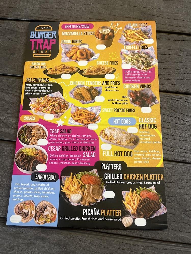 Burger Trap Miami Menu image 3